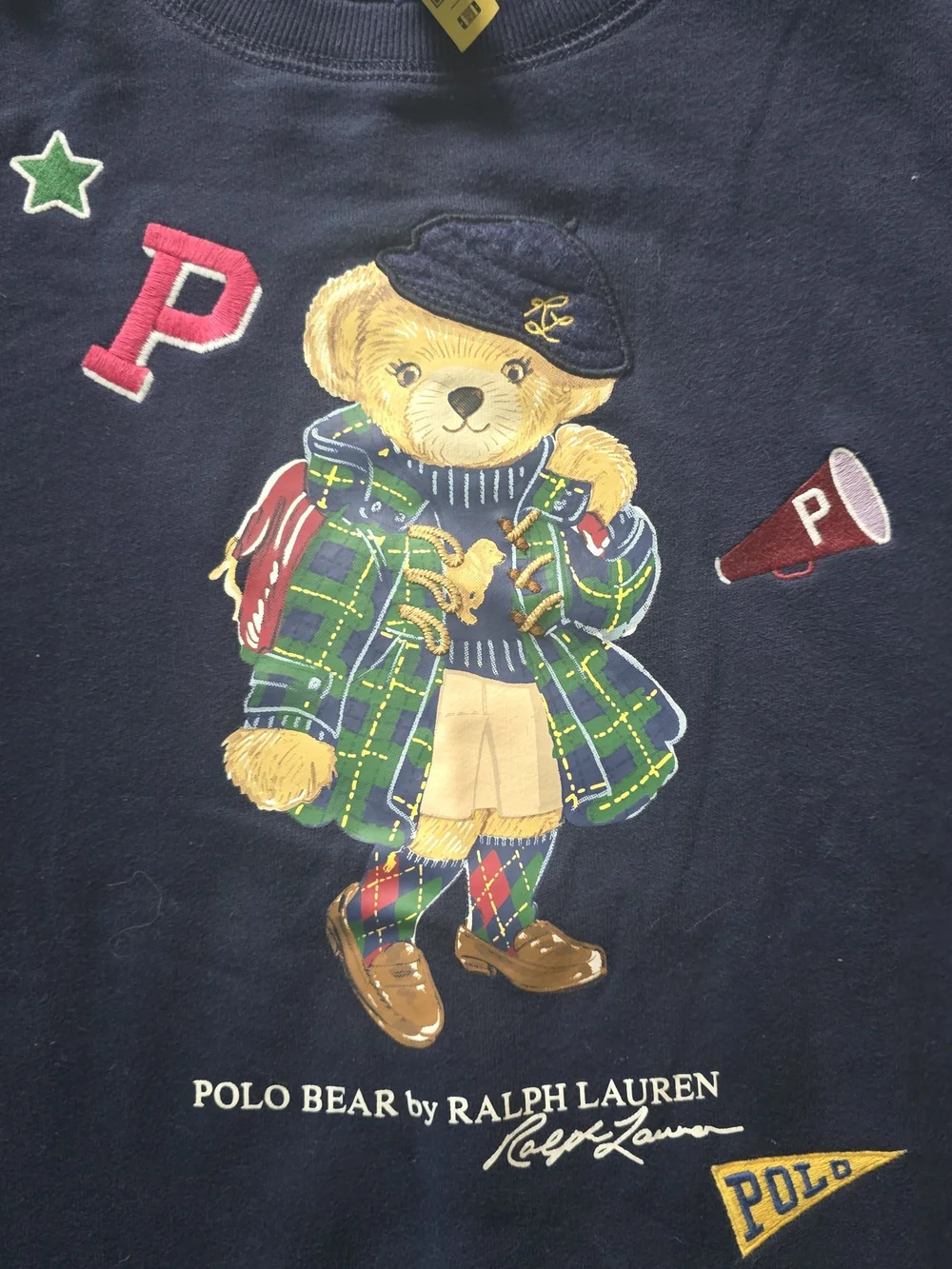Ralph Lauren Polo Bear Navy Graphic Sweatshirt
